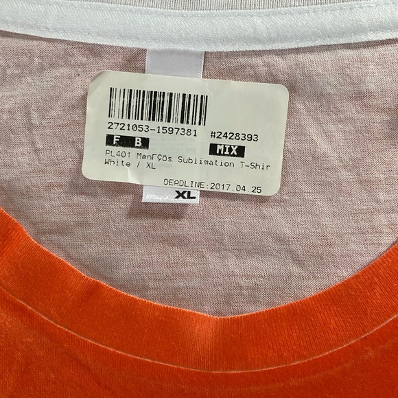 New never worn Mens Size XL
Sublimation T-shirt 100% polyester
Can be Unisex - Picture 7 of 7